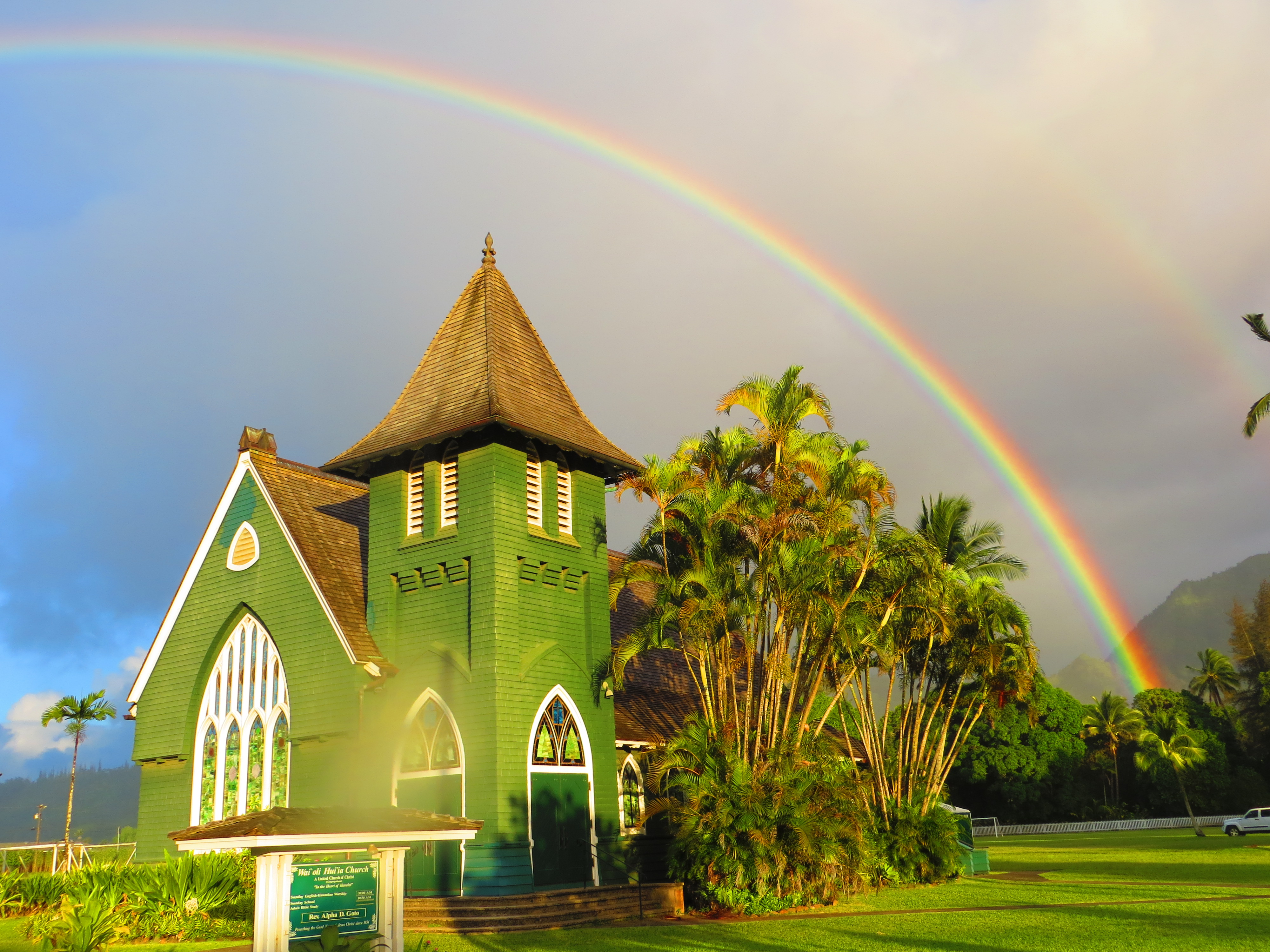 Beautiful church in Hanalei